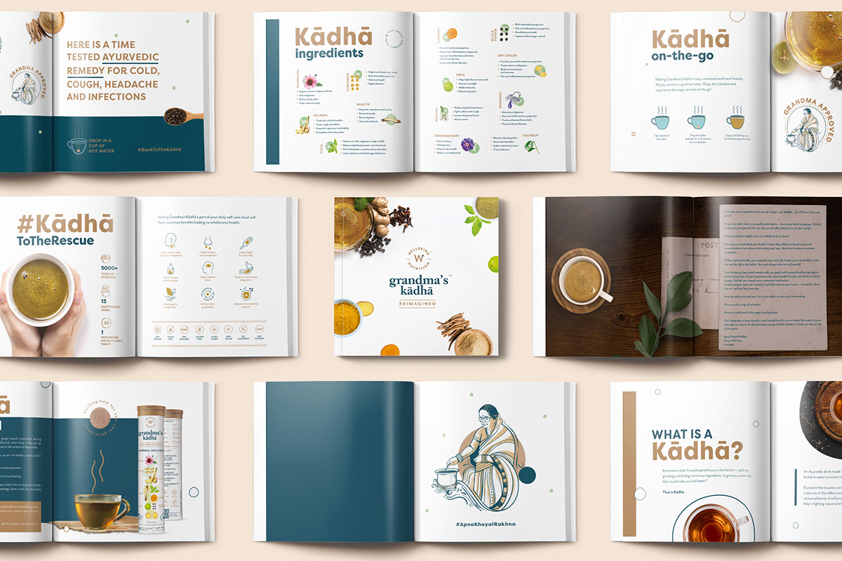 grandmas-kadha印度泡腾片包装设计via:Stratedgy