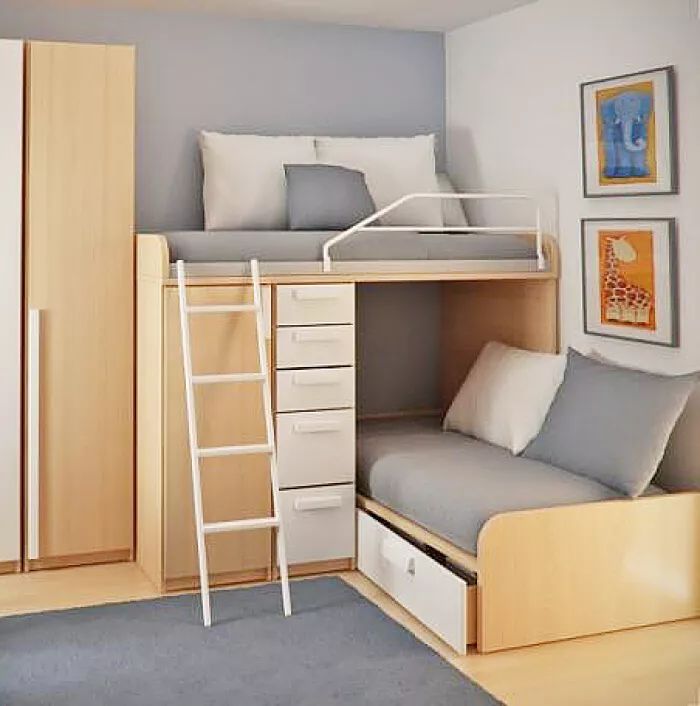 卧室太小怎么利用空房间衣帽间,50平卧室只要床和衣帽间怎么设计