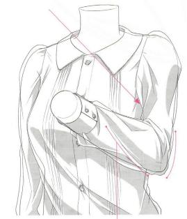 漫画人物衣服褶皱怎么画,如何画动漫人物衣服的折痕