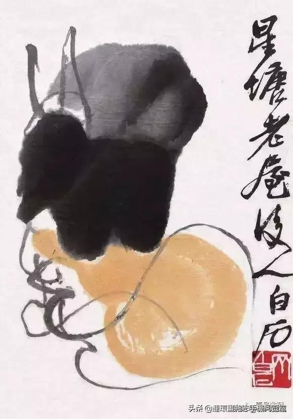 齐白石葫芦精品图片,齐白石葫芦国画