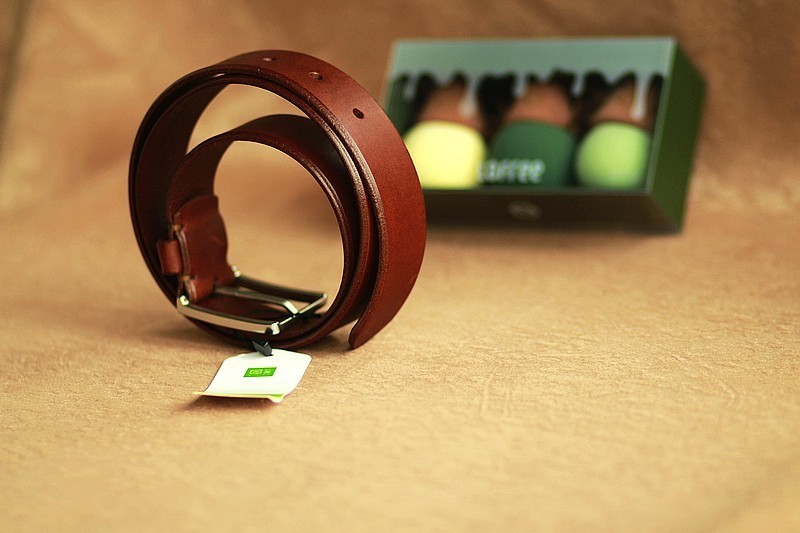 针扣头层男士皮带,男士休闲商务腰带自动扣百搭皮带