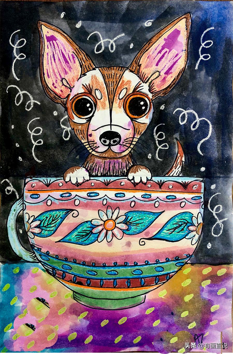 儿童创意画9-12岁,儿童创意画7-8岁创意画入门教程