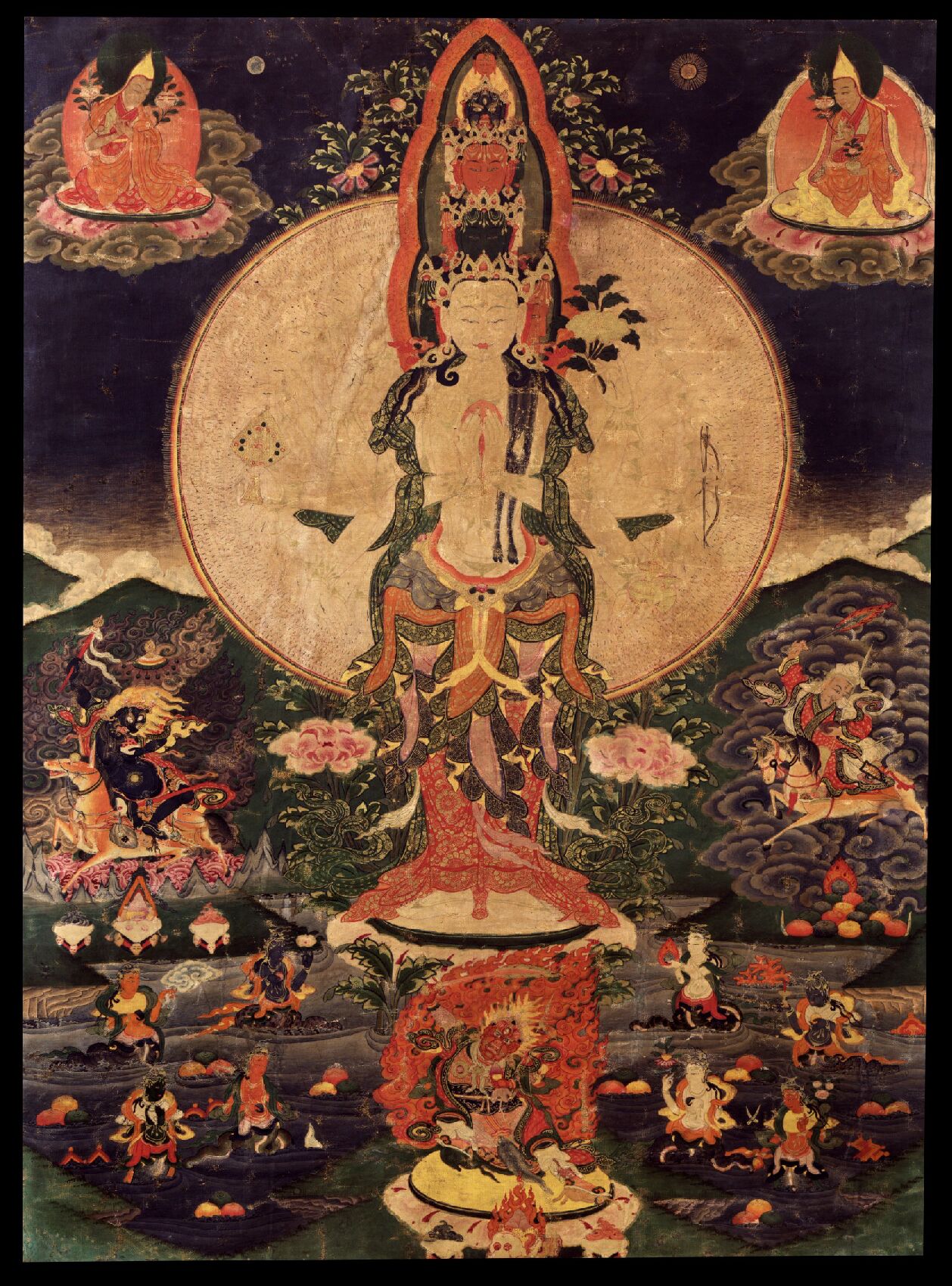 稀有唐卡造像,唐卡高清艺术作品