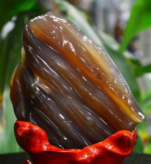 时来运转之陨石,硅化木极品