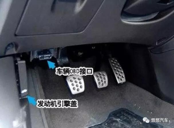 手刹下面有个孔是干嘛用的,汽车手刹旁边有凹槽