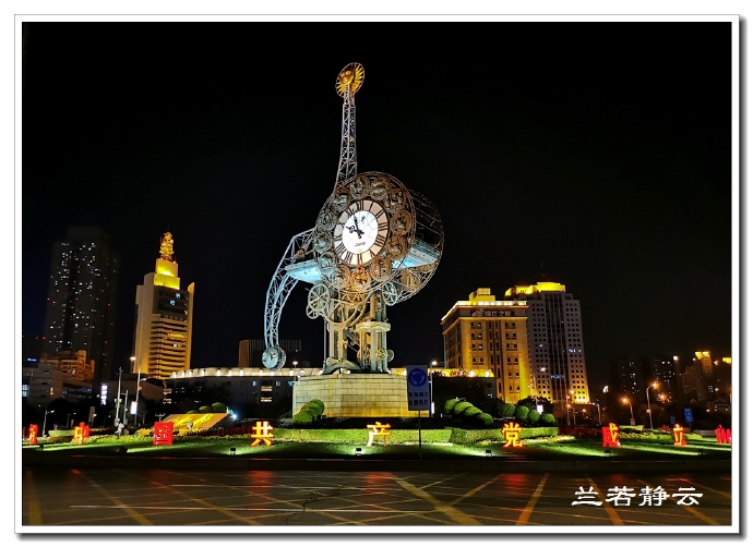 夜幕下的天津海河，美爆了