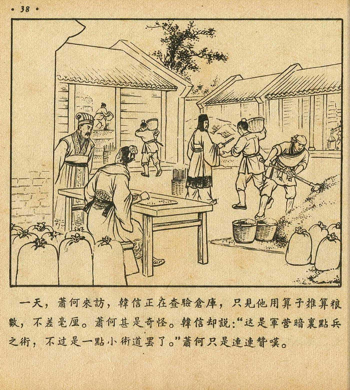 西汉故事连环画东方美术版全32册,老连环画萧何月下追韩信