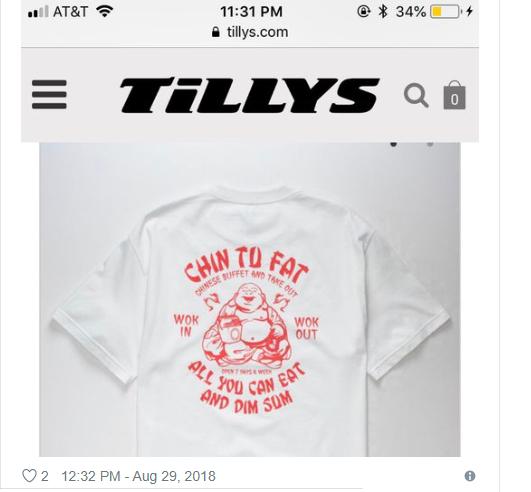 美国买衣服种族歧视后续,美国售卖争议t恤