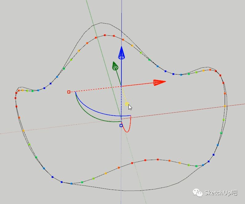 想用su做原神里的地形怎么弄,su建好的异形曲面怎么做门
