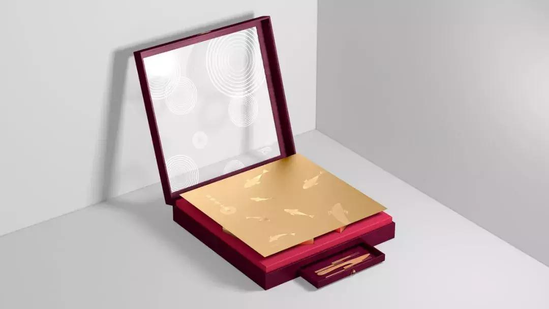 月饼礼盒港风包装设计图,月饼礼盒包装设计