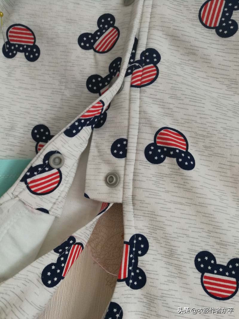 婴儿连体开裆裤裁剪方法,婴儿封裆连体衣服裁剪详细教程