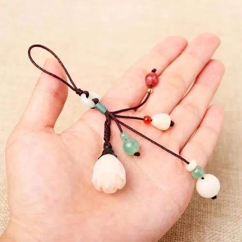 简单好看手机挂绳,好玩好看的纯手工中国风手机挂绳