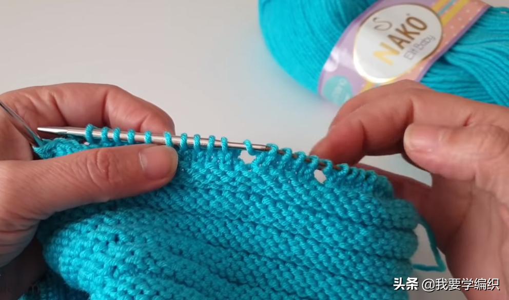 新手也能学会的一款帽子，成人孩子都适合，宝宝抽绳香肠帽教程