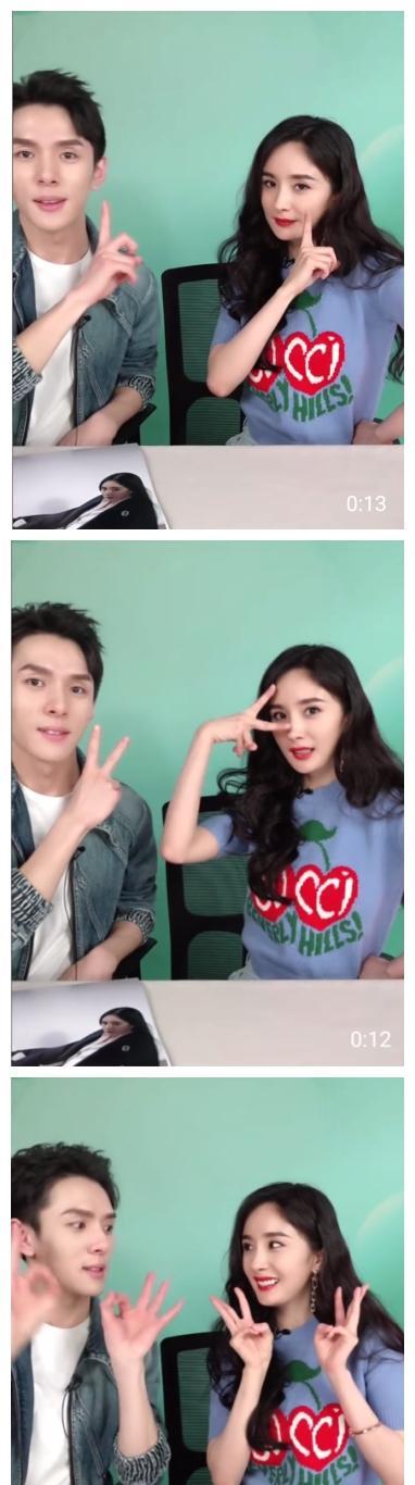 杨幂测量脚踝，17