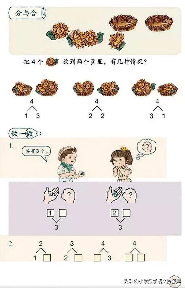 人教版小学数学一年级下册电子版,小学数学人教版电子课本教案