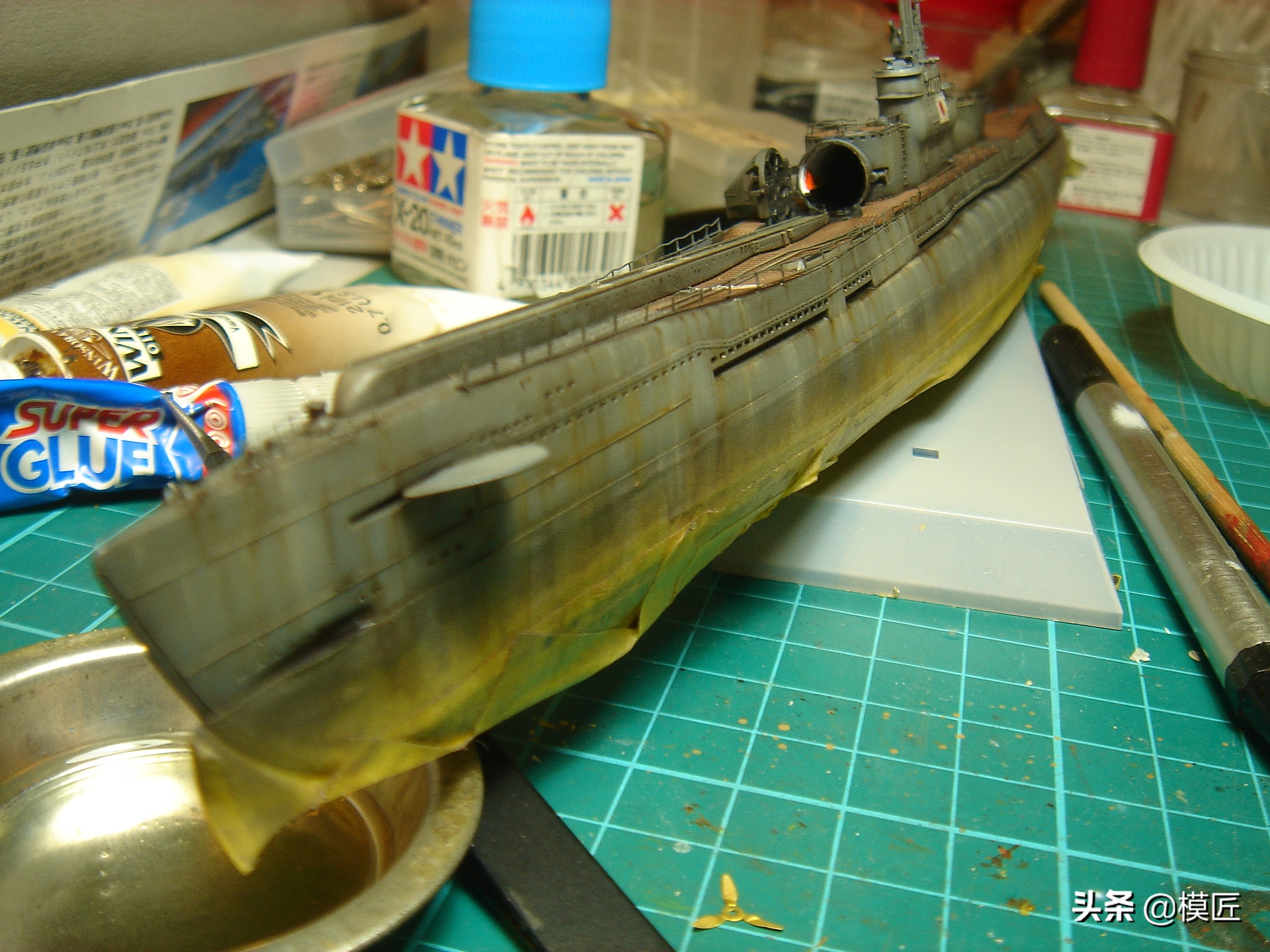 藏着飞机的二战奇葩日本潜艇伊400|模型制作手记