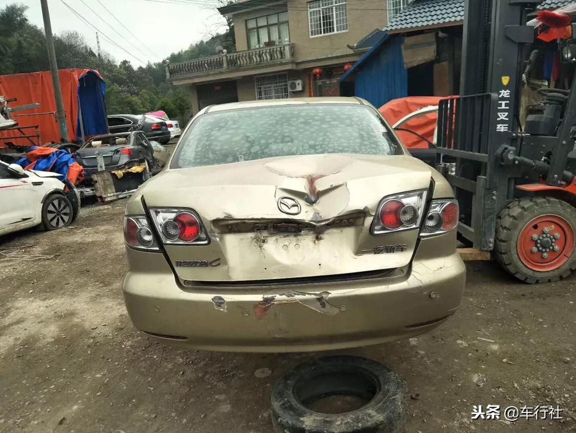 汽配人的一天（164）大泥鳅日系异类马自达6，3台事故拆车