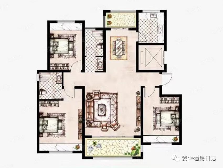 翰林公馆126平小高层,湍北翰林公馆10楼