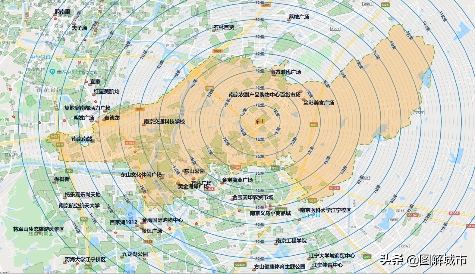 南京哪个板块配套好,南京市中心地图全图