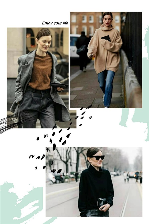 40岁女人穿毛衣搭配什么裤子,50岁女人毛衣配裙子的经典搭配