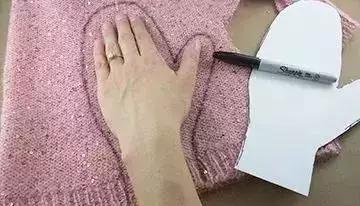 旧毛衣手工针织帽,旧毛衣改袜子帽子手套