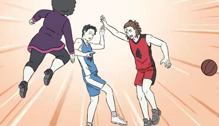 非人哉vs牧神,非人哉三眼打篮球