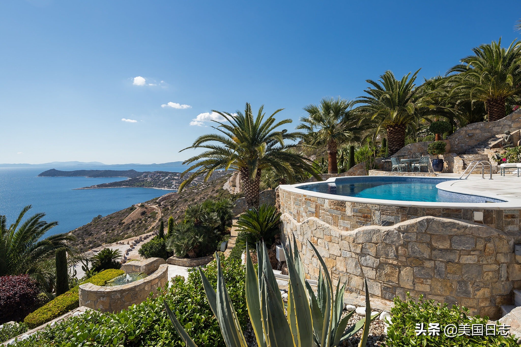 希腊1000万人民币房子,希腊爱琴海房产