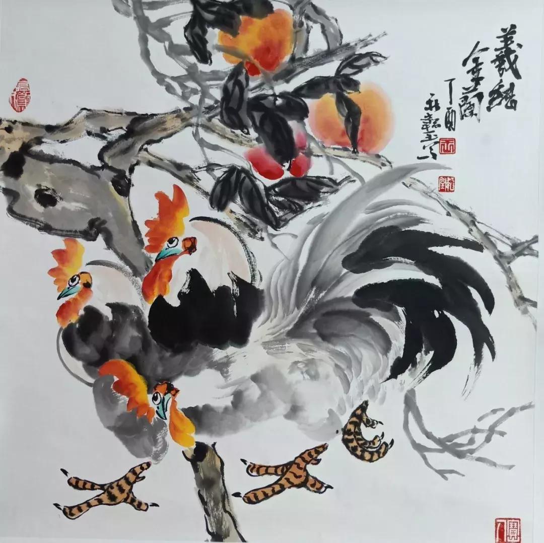 查看名家画雉鸡作品欣赏,王韬画鸡图片大全