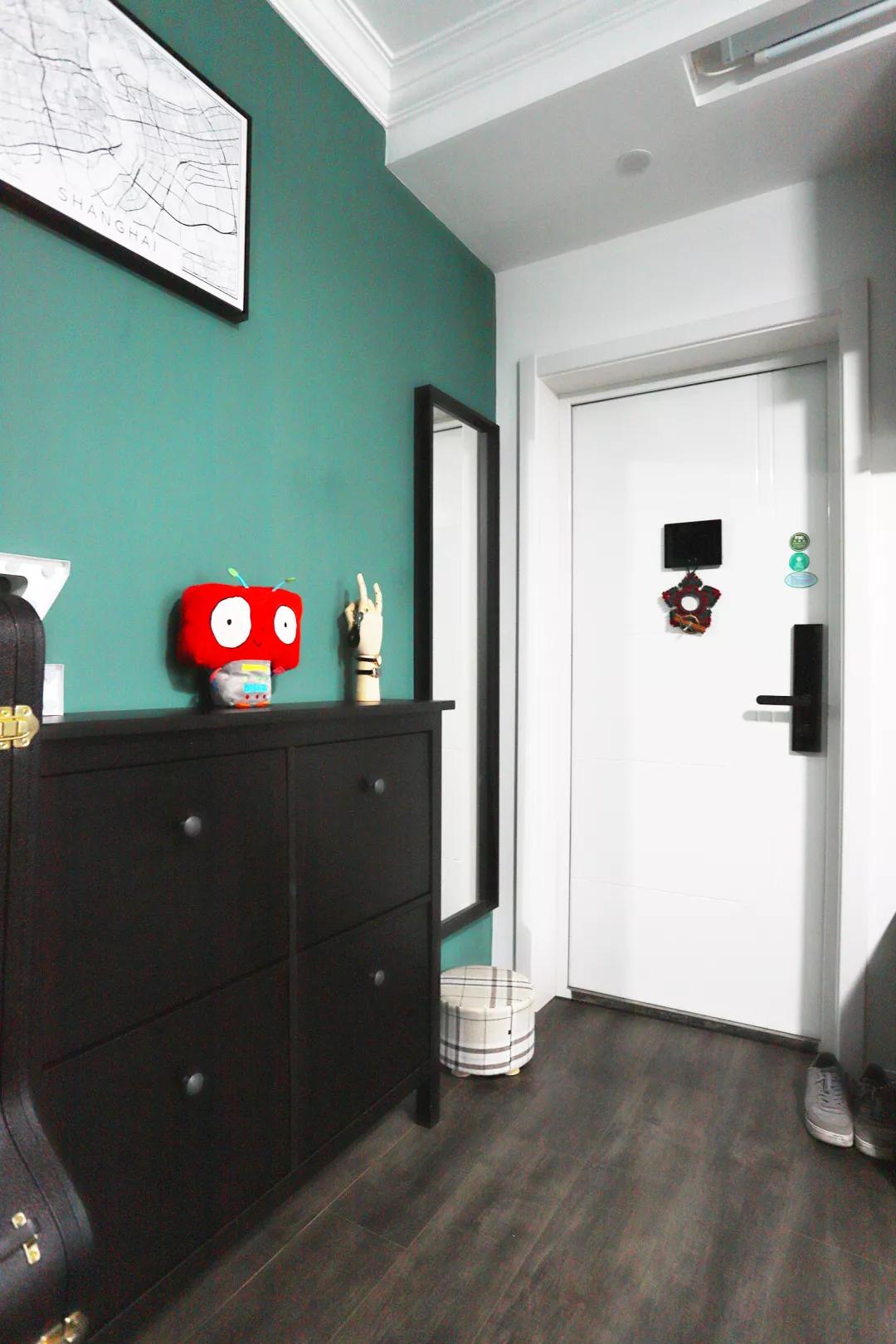 61平北欧风格小户型,60平小户型深色