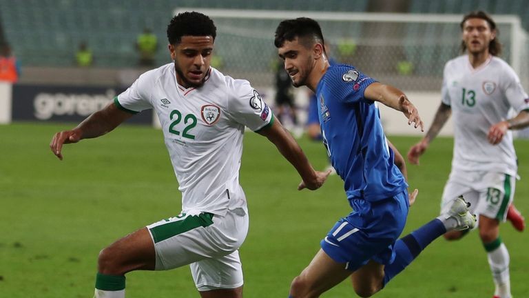 阿塞拜疆0-3爱尔兰共和国：卡勒姆·罗宾逊以双赢结束了争议的一周