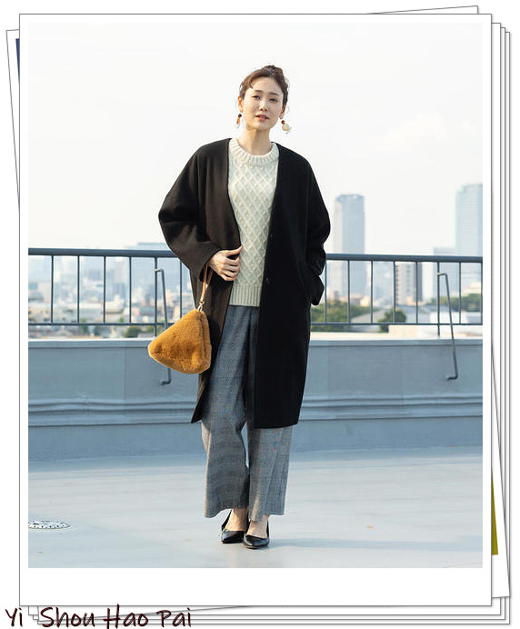 10款纯色系大衣的配色方案,5种颜色大衣25种日系look内搭