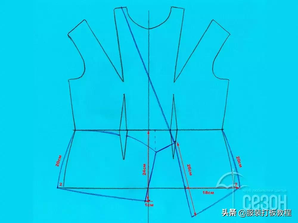 时尚连衣裙的裁剪制作视频,蝴蝶结连衣裙设计图