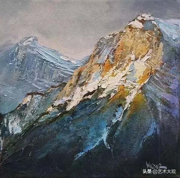 外国女画家油画风景作品清新,琳达油画作品欣赏