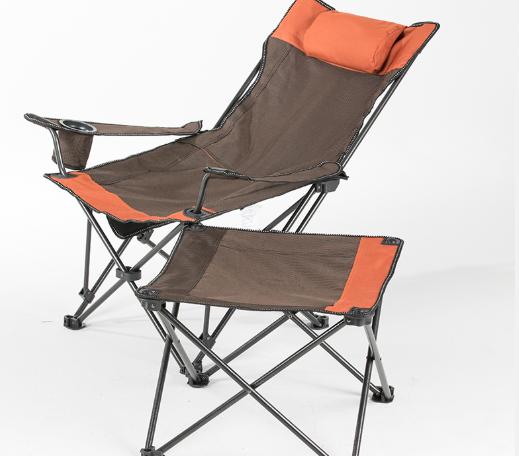 户外可坐可躺一键折叠躺椅,折叠躺椅户外便携承重500斤