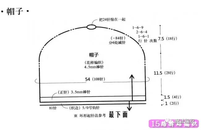秋冬两用帽子的编织方法,露手指头手套的织法