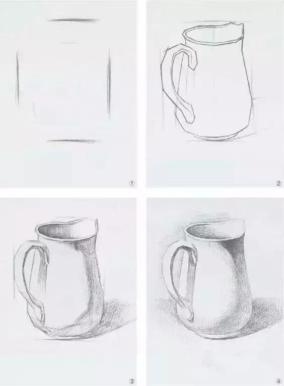 素描临摹初学者入门教程,适合零基础学习的素描入门小教程