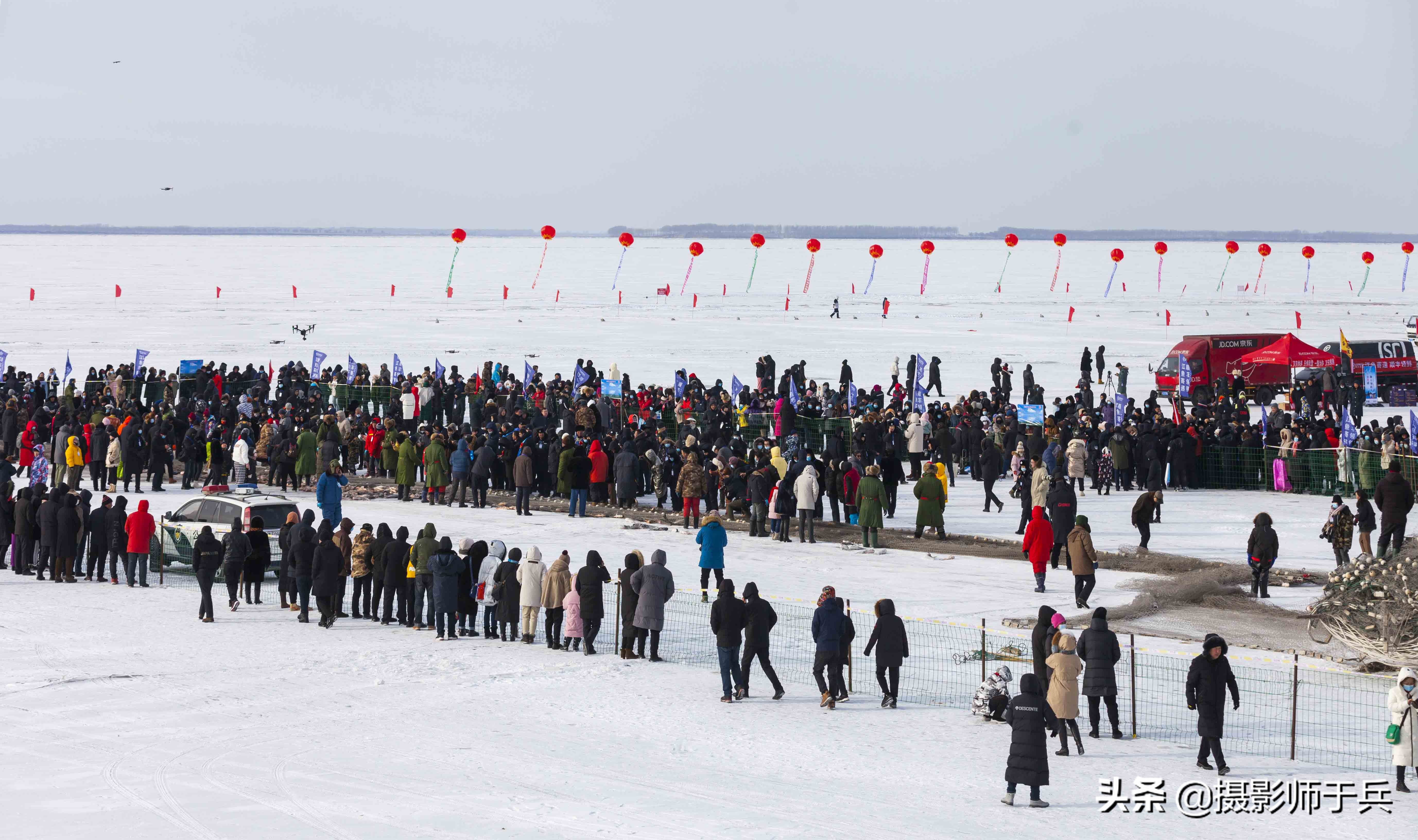 连环湖第七届冰雪渔猎那达慕,连环湖冰雪渔猎那达慕直播