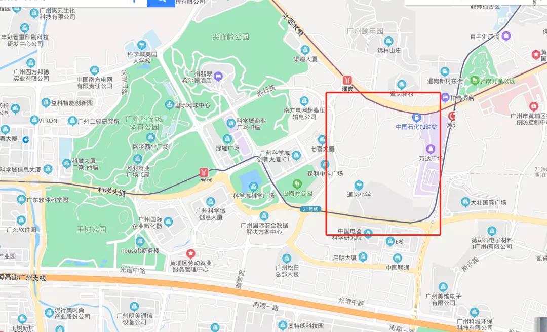 今天，我把科学城，横切开给你看