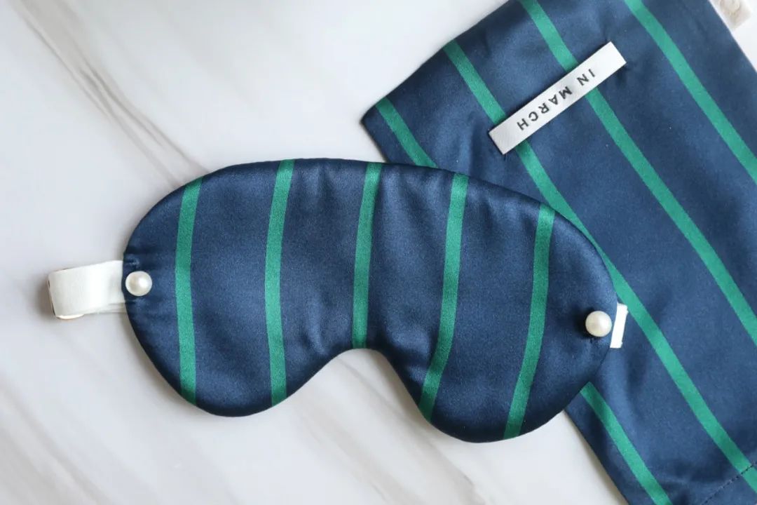 夏季必备真丝枕套,真丝枕套眼罩套盒