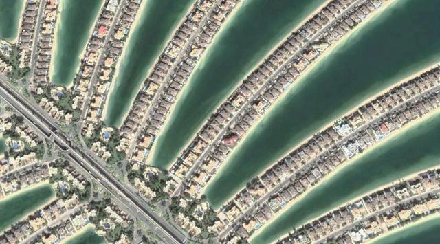 迪拜沙漠中的城市,迪拜沙漠之城全景图