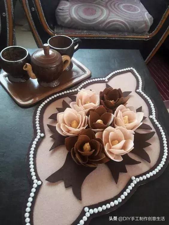 不织布手工花朵diy图册,制作不织布diy手工小花