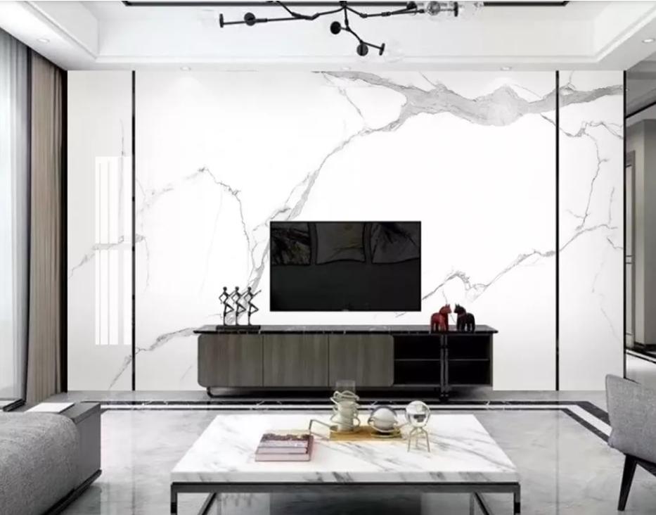石材背景墙瓷砖颜色搭配效果图,极简大理石瓷砖背景墙效果图