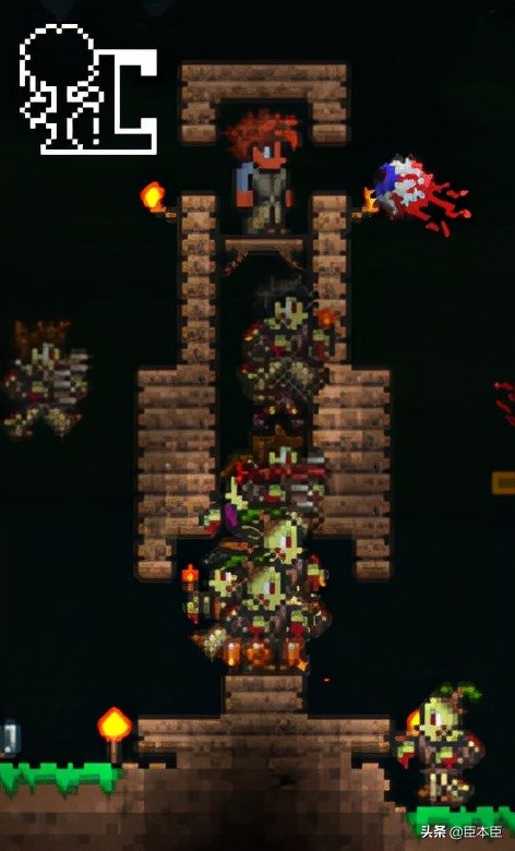 泰拉瑞亚完整的通关攻略,泰拉瑞亚普通月总攻略