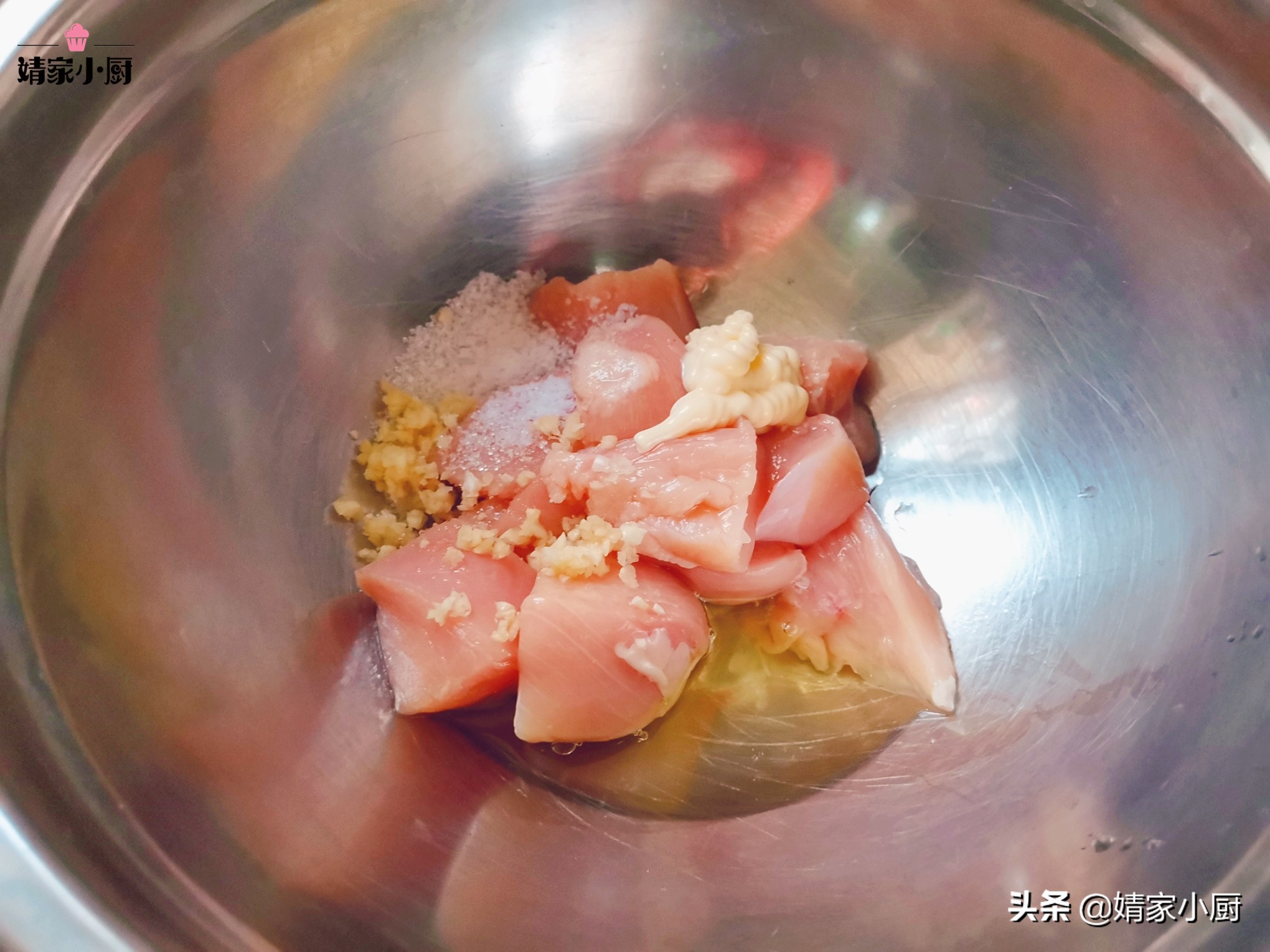 酥脆炸鸡块做法,儿童在家做炸鸡