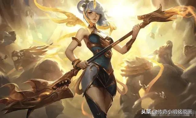 lol风女原画图片,lol风女全皮肤原画含砂之守护