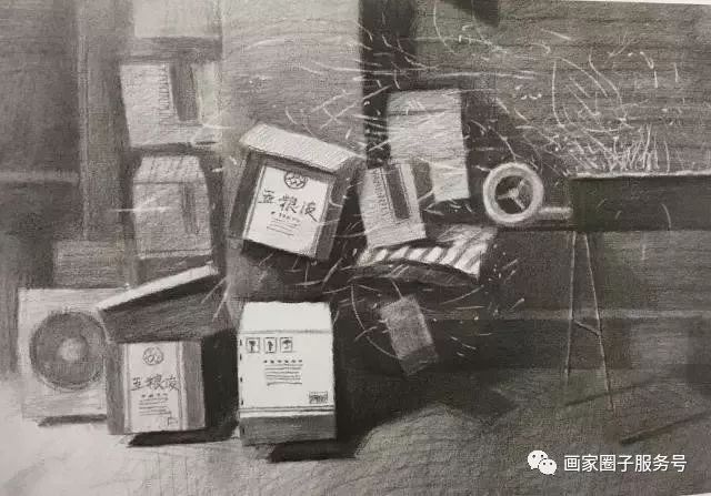 清华大学美术学院设计素描高分卷,清华学生校考素描作品