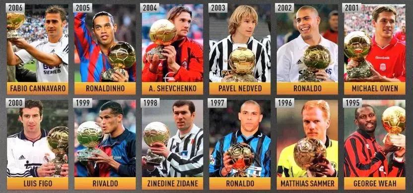 诞生大师的年份！四位金球奖得主同年出生，堪比76黄金一代