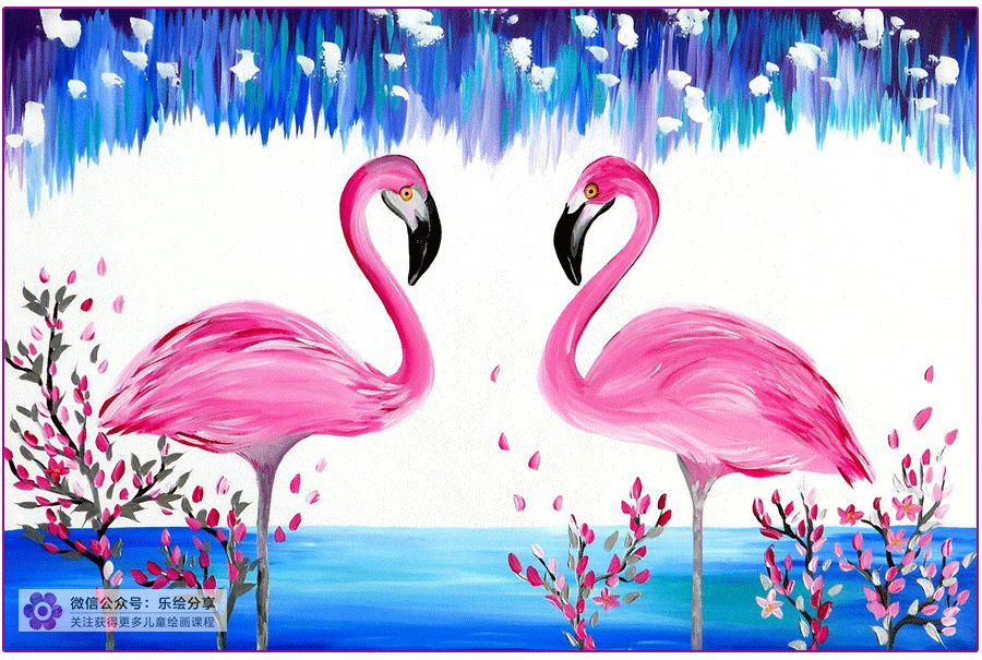 儿童油画作品简单水粉,儿童水溶性油画创意画作品