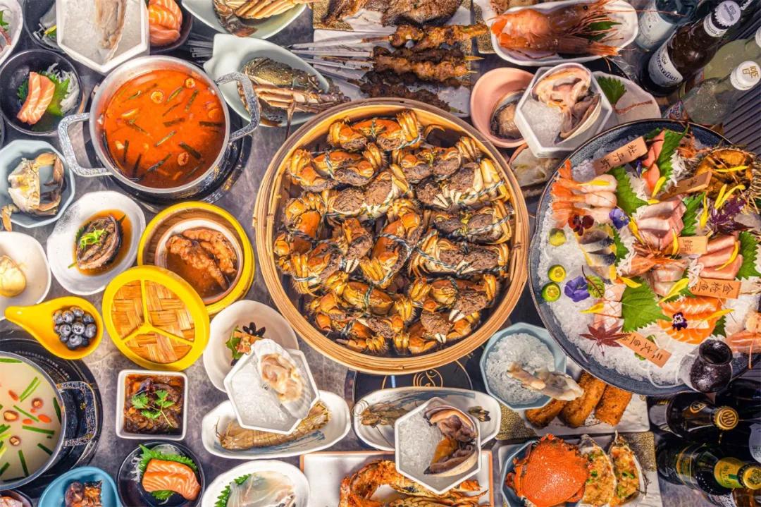 颐海国际海鲜自助海胆,北京海鲜自助海胆鳌虾不限量