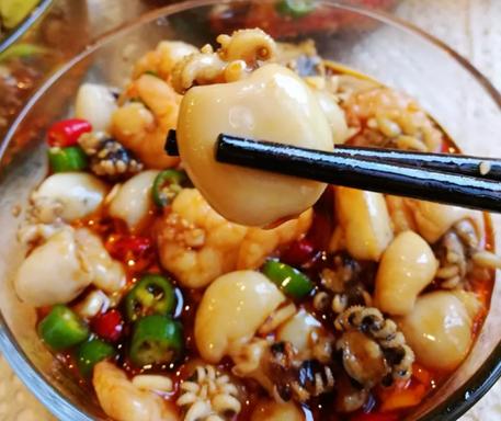 天水吮指捞汁小海鲜,吮指捞汁小海鲜